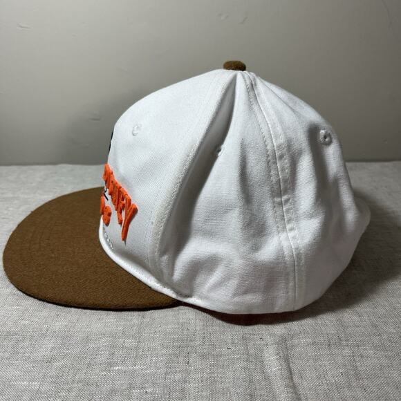 Walt Disney Studios Hat White Mickey Mouse Adjustable Cap Wool‎ Brim 100 Year - Picture 4 of 7